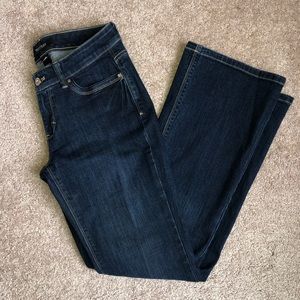 White House Black Market blue boot cut jeans